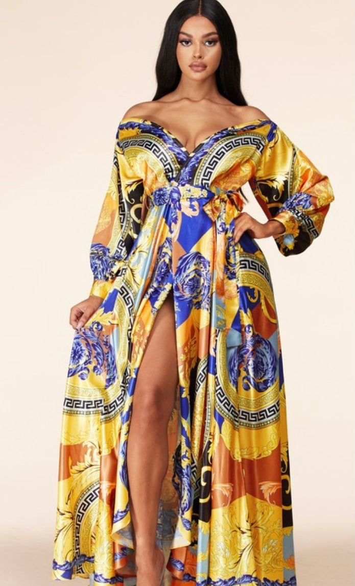 Baroque Print Maxi