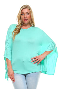 Cape Sleve Top Mint