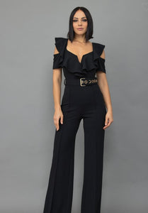 Jumpsuit with belt