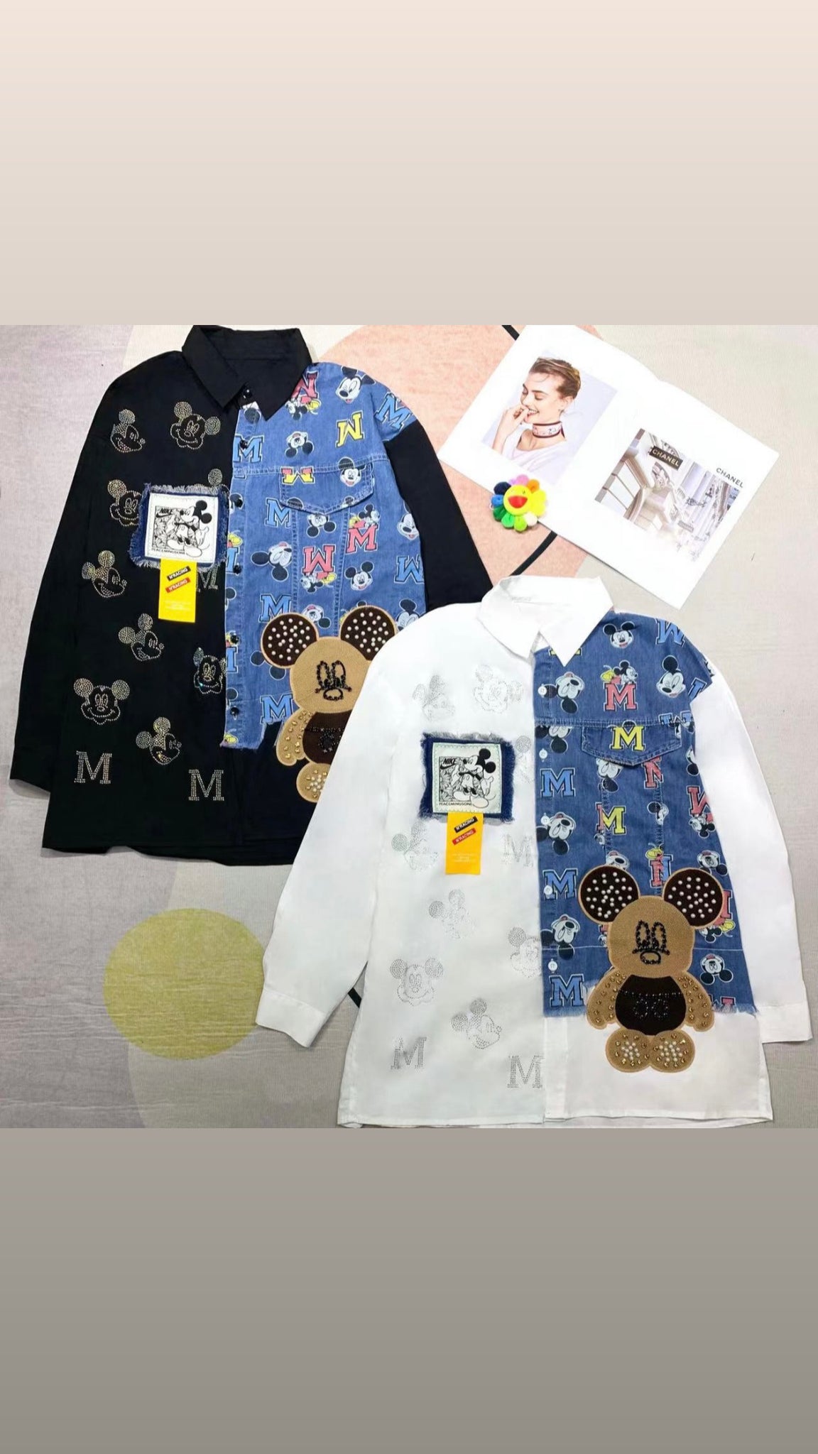 Top Mickey with Denim