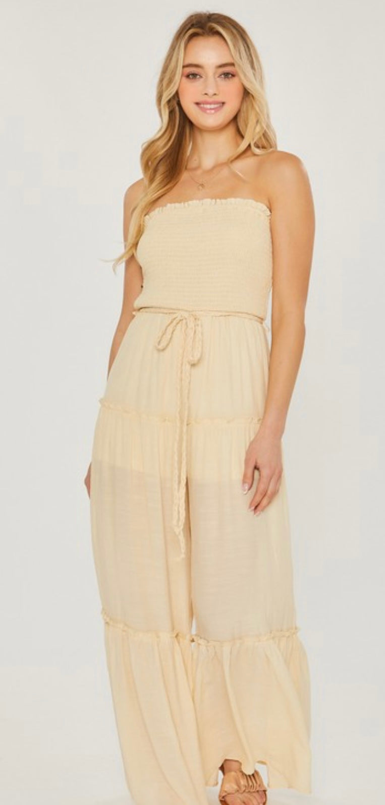 Jumpsuit Cream