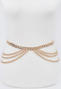 Symetric Plus Size Chain Belt