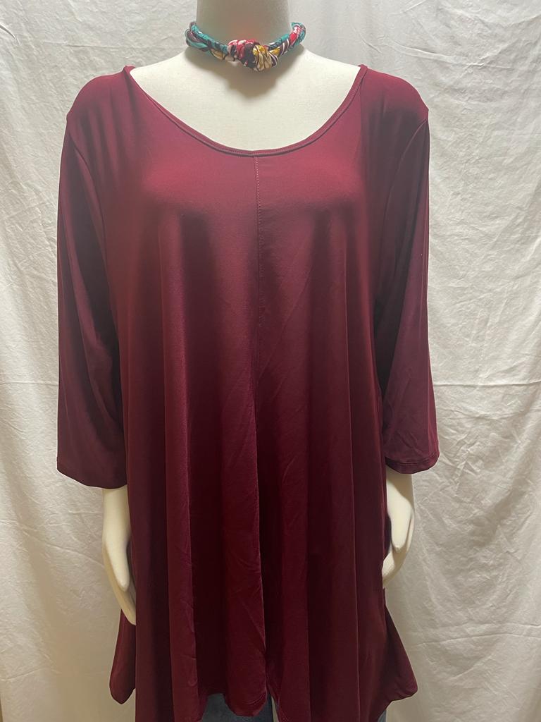 Tunic Burgundy One Size