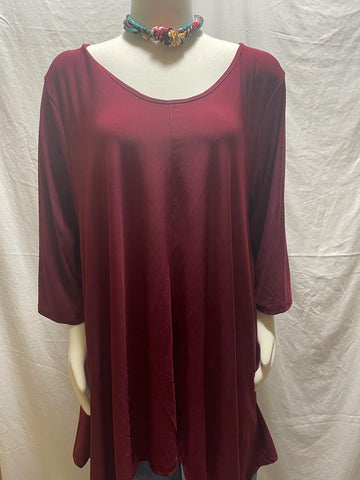 Tunic Burgundy One Size